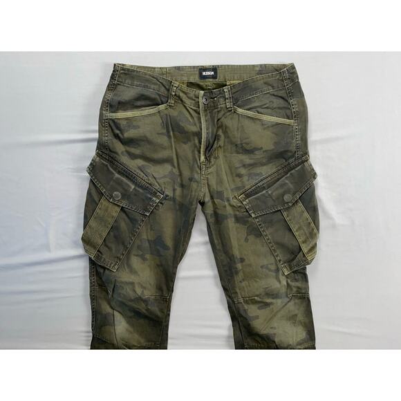 Hudson Flynn Skinny Cargo Stretch Jeans. Perfectly Faded Camo. Tag 30, 32X29. - Picture 1 of 9
